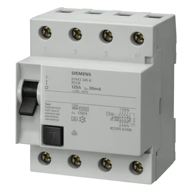 Residual Current Circuit Breaker 5SM3445-6