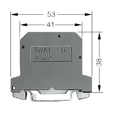 ALPHA Distribution Systems and Terminal Blocks 8WA1011-1PK00