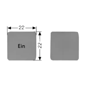 Pushbutton, indicator light, metallp 3SB3906-1EM