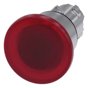 Illuminated Mushroom Pushbutton 3SU1051-1BA20-0AA0