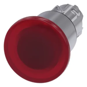 Illuminated Mushroom Pushbutton 3SU1051-1ED20-0AA0-Z Y15