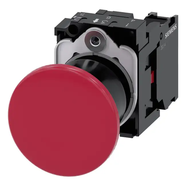 Mushroom Pushbutton 3SU1100-1BA20-1CA0-Z Y12