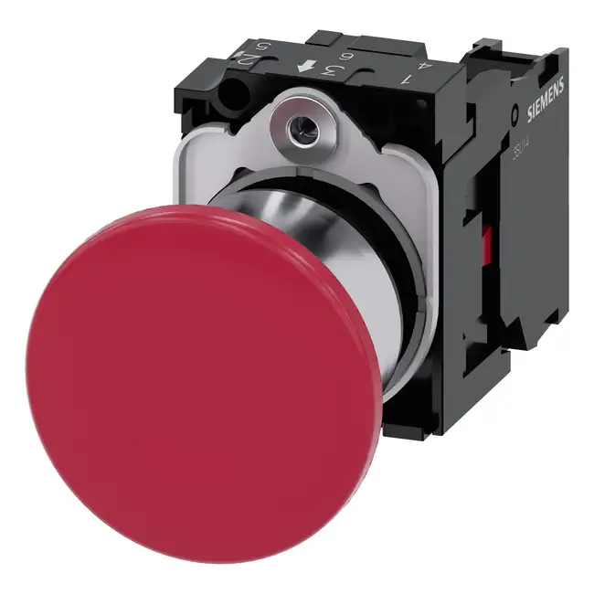 Mushroom Pushbutton 3SU1150-1BA20-1CA0-Z Y11
