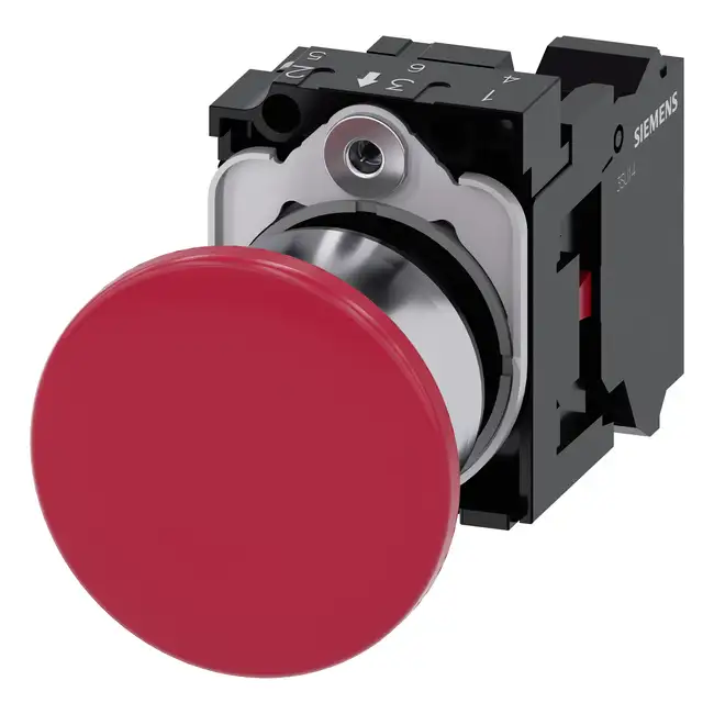 Mushroom Pushbutton 3SU1150-1BA20-3CA0-Z Y12